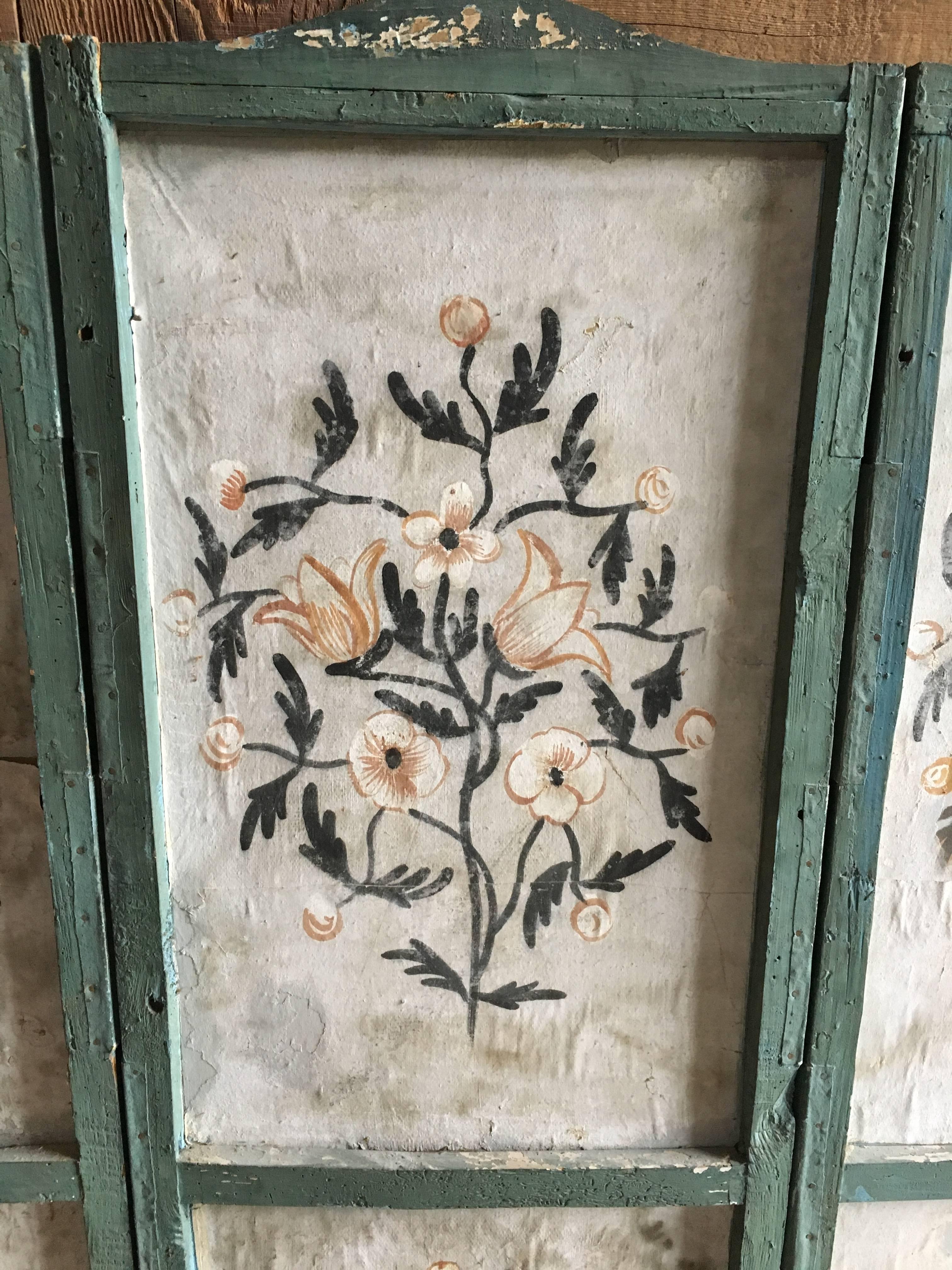 18th Century French Painted Screen 11