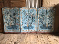18th Century French Painted Screen