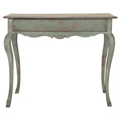 Table à écrire peinte du XVIIIe siècle