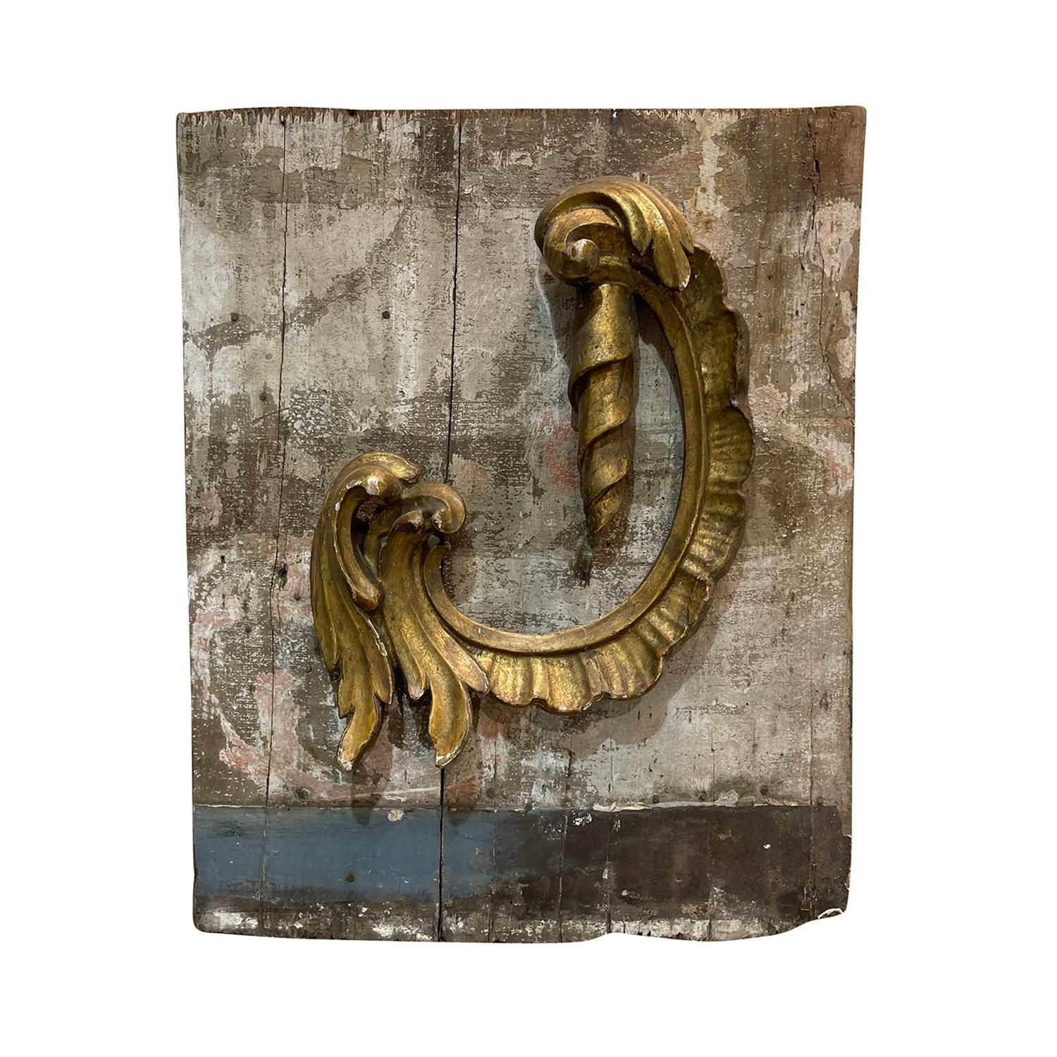 Intagliato a mano Coppia di rilievi da parete in legno di quercia del XVIII secolo French Rocaille in vendita