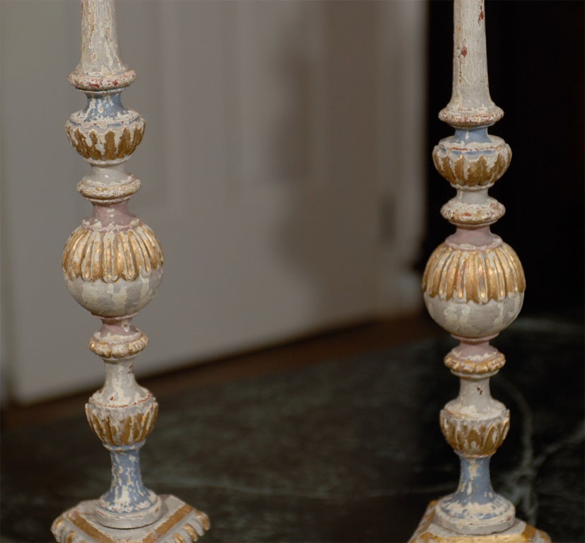 18th Century French Pair of Candlesticks In Good Condition In Atlanta, GA
