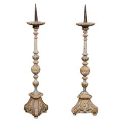 18th Century French Pair of Candlesticks 18th Century French Pair of Candlesticks