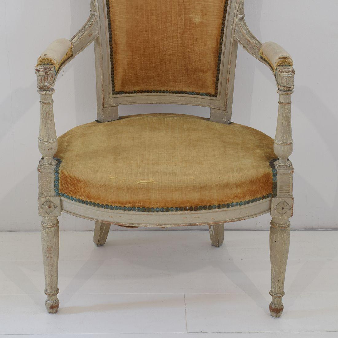 18th Century French Pair of Directoire Chairs 5