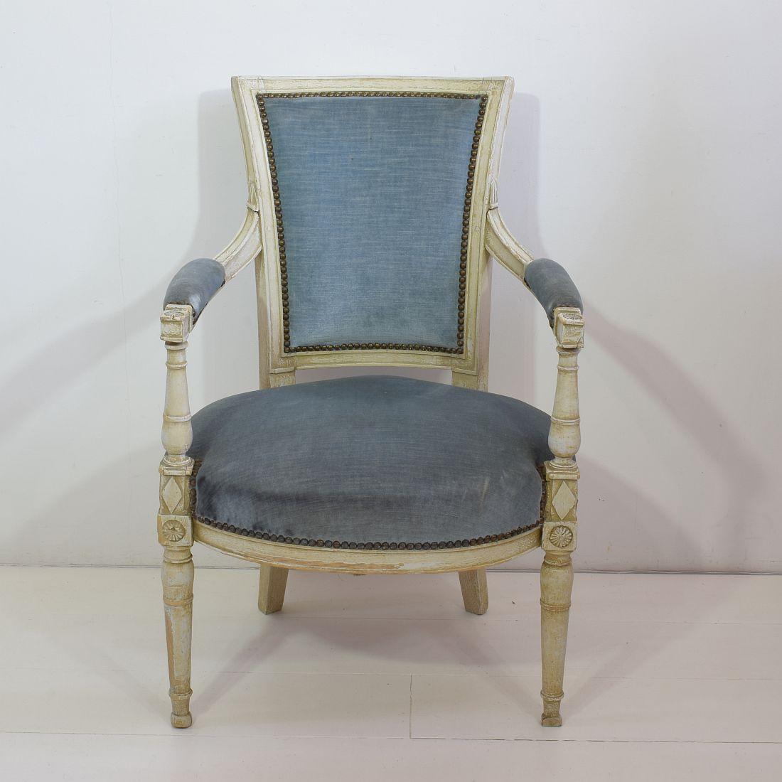 18th Century French Pair of Directoire Chairs 5