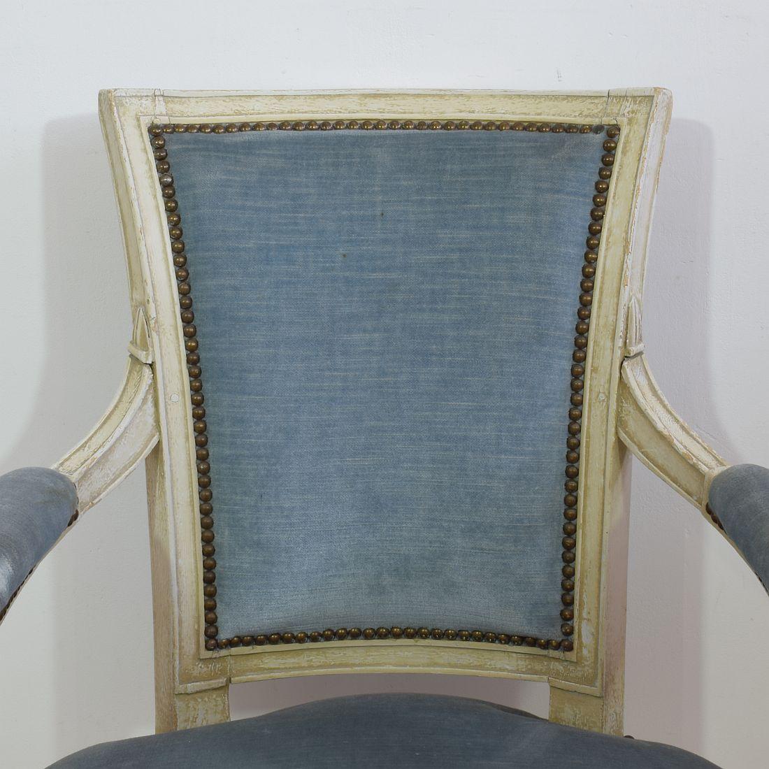 18th Century French Pair of Directoire Chairs 6