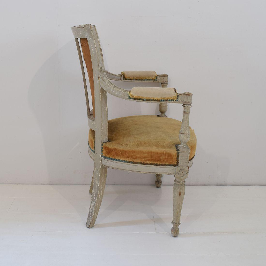 18th Century French Pair of Directoire Chairs 9