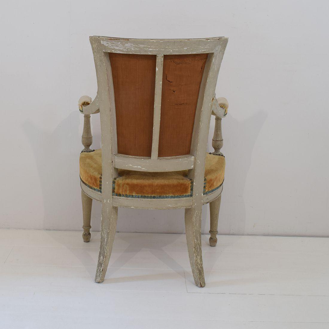18th Century French Pair of Directoire Chairs 10