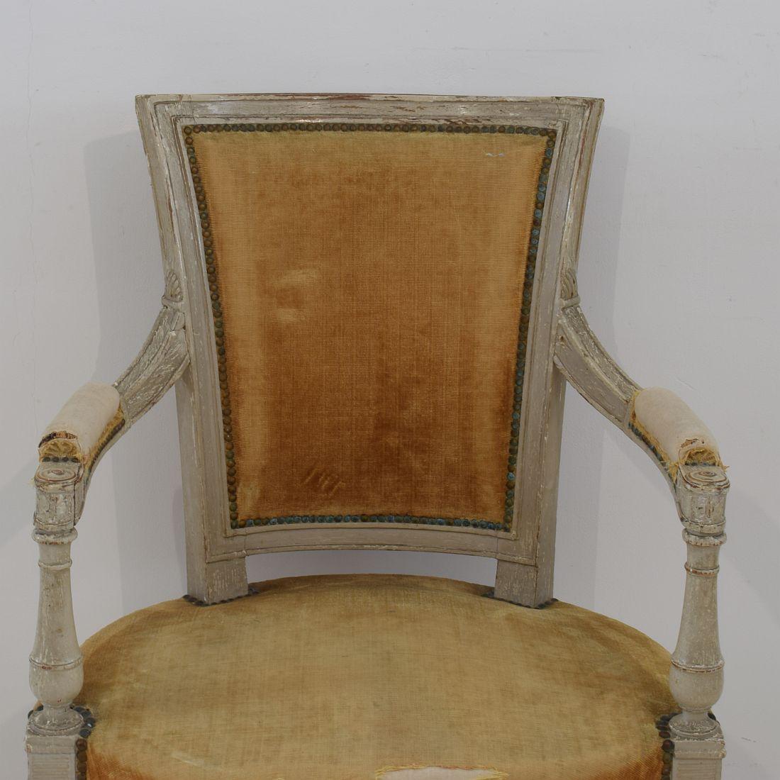 18th Century French Pair of Directoire Chairs 12
