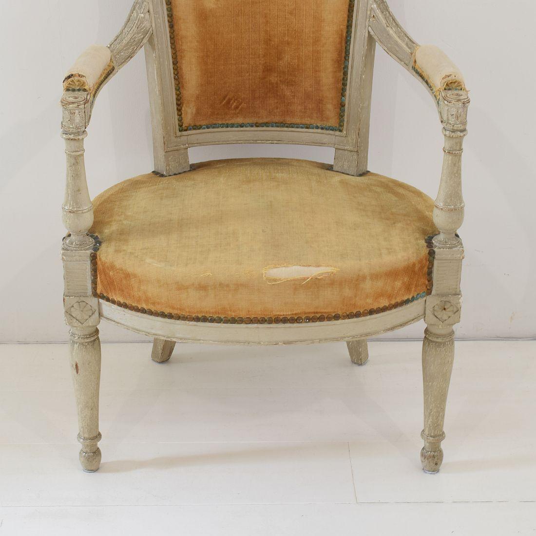 18th Century French Pair of Directoire Chairs 13