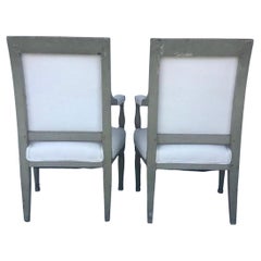 18th Century French Pair of Directoire Chairs