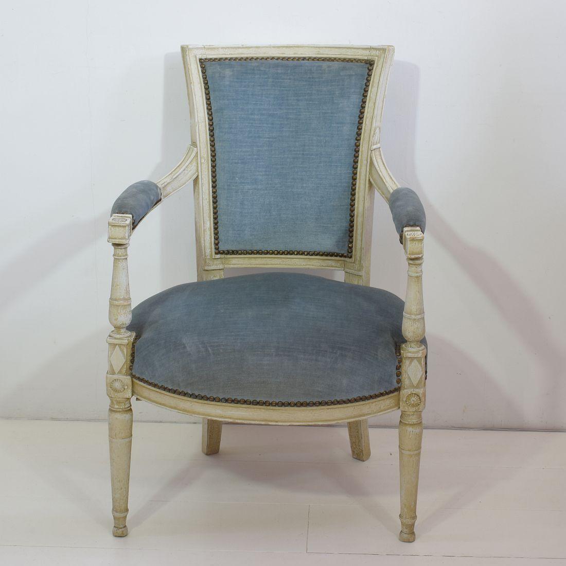 18th Century French Pair of Directoire Chairs 1