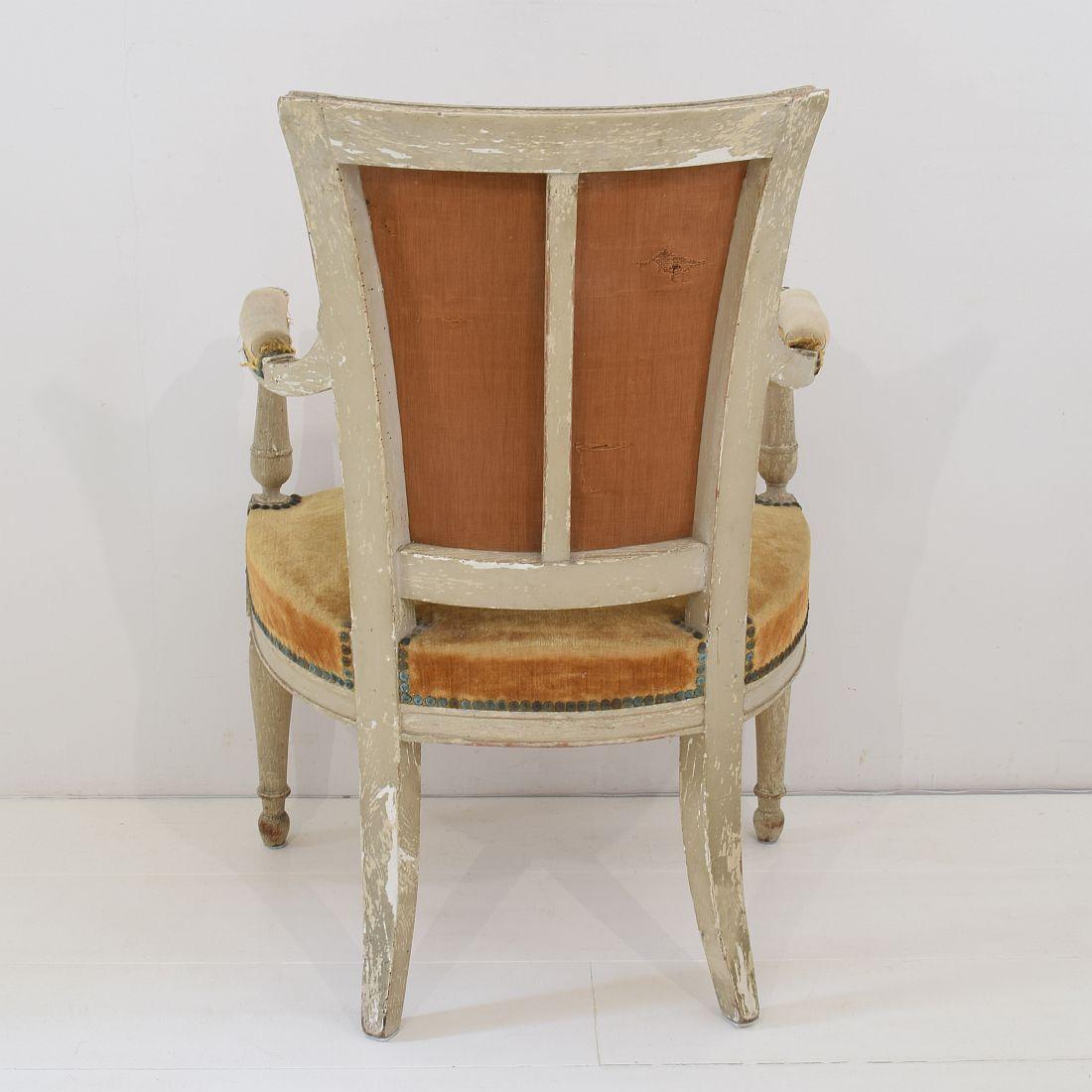 18th Century French Pair of Directoire Chairs 2