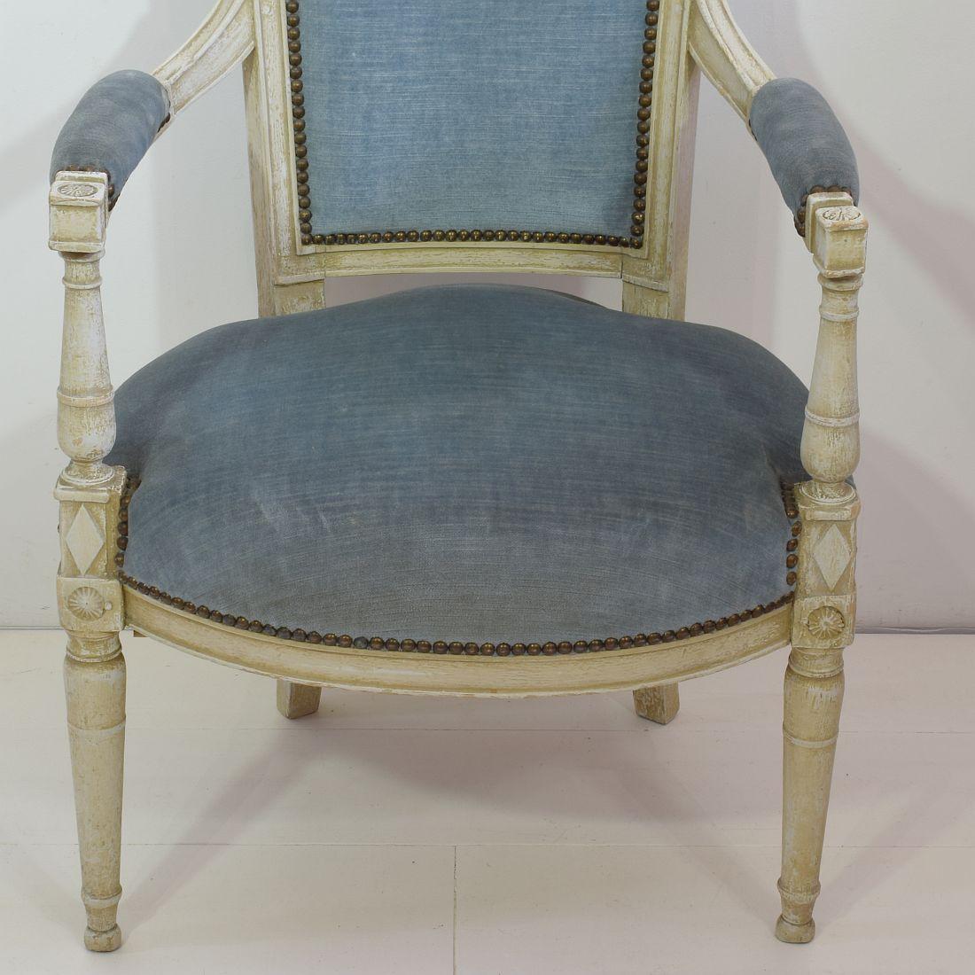 18th Century French Pair of Directoire Chairs 3