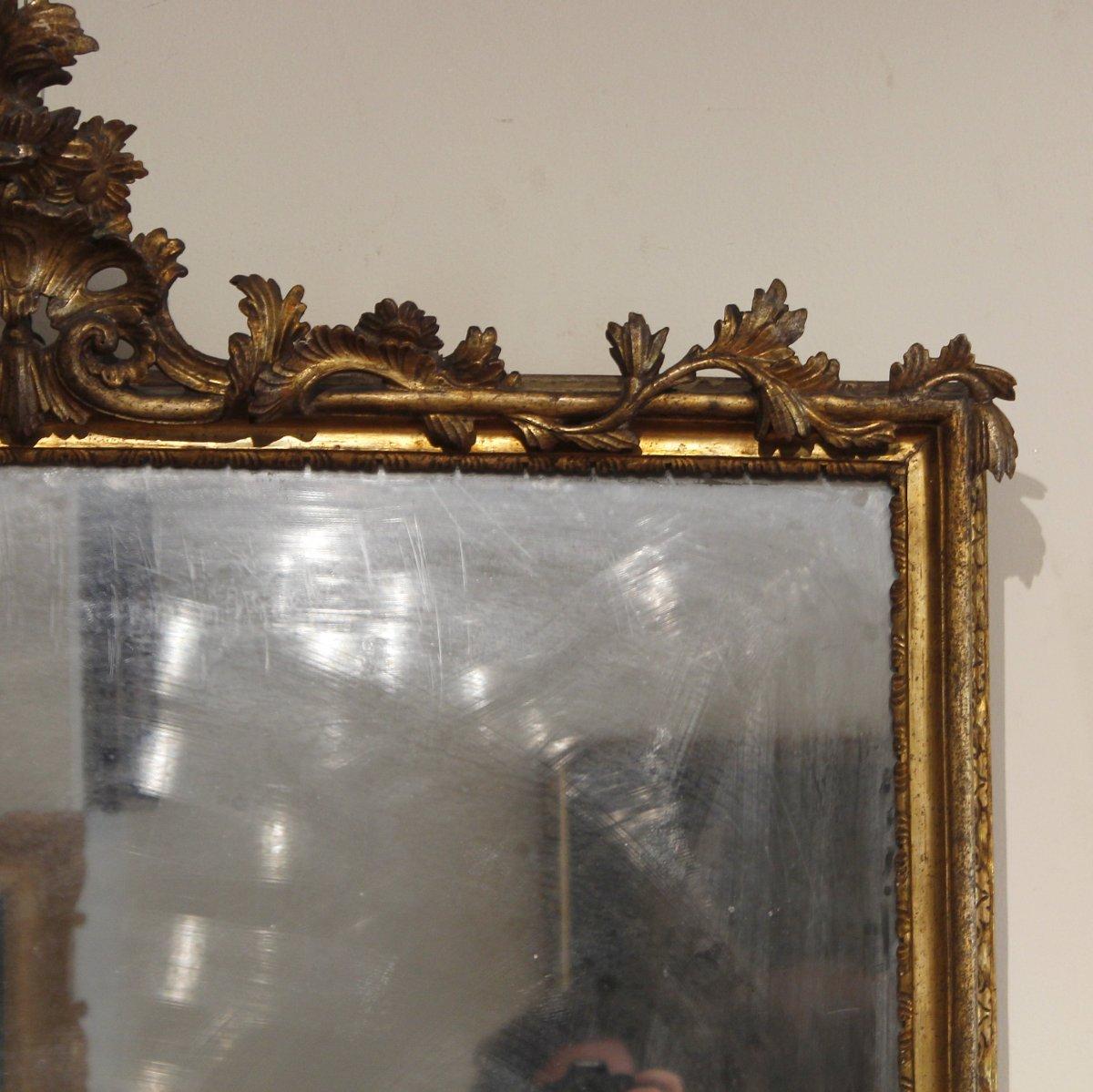 18th Century French Pair of Louis XV Mirrors In Good Condition For Sale In Roma, IT