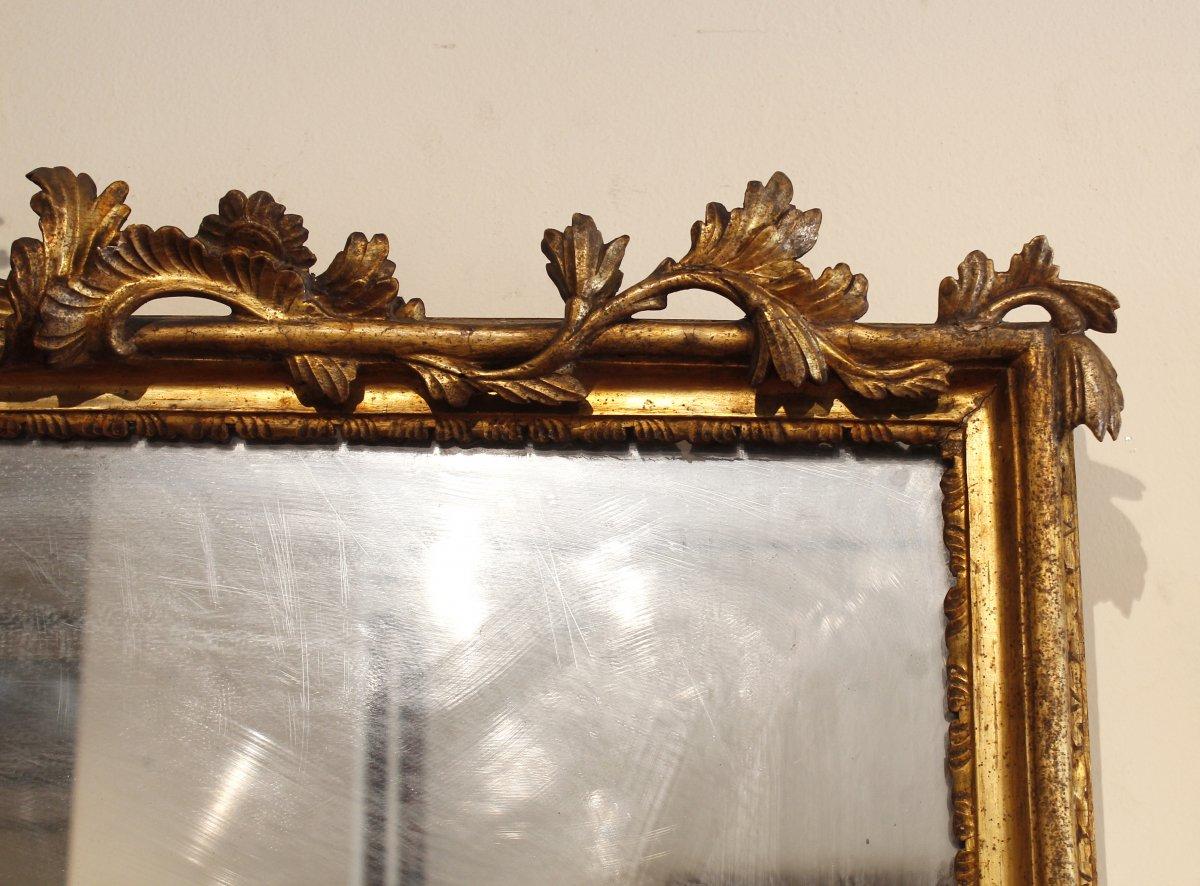 Wood 18th Century French Pair of Louis XV Mirrors For Sale