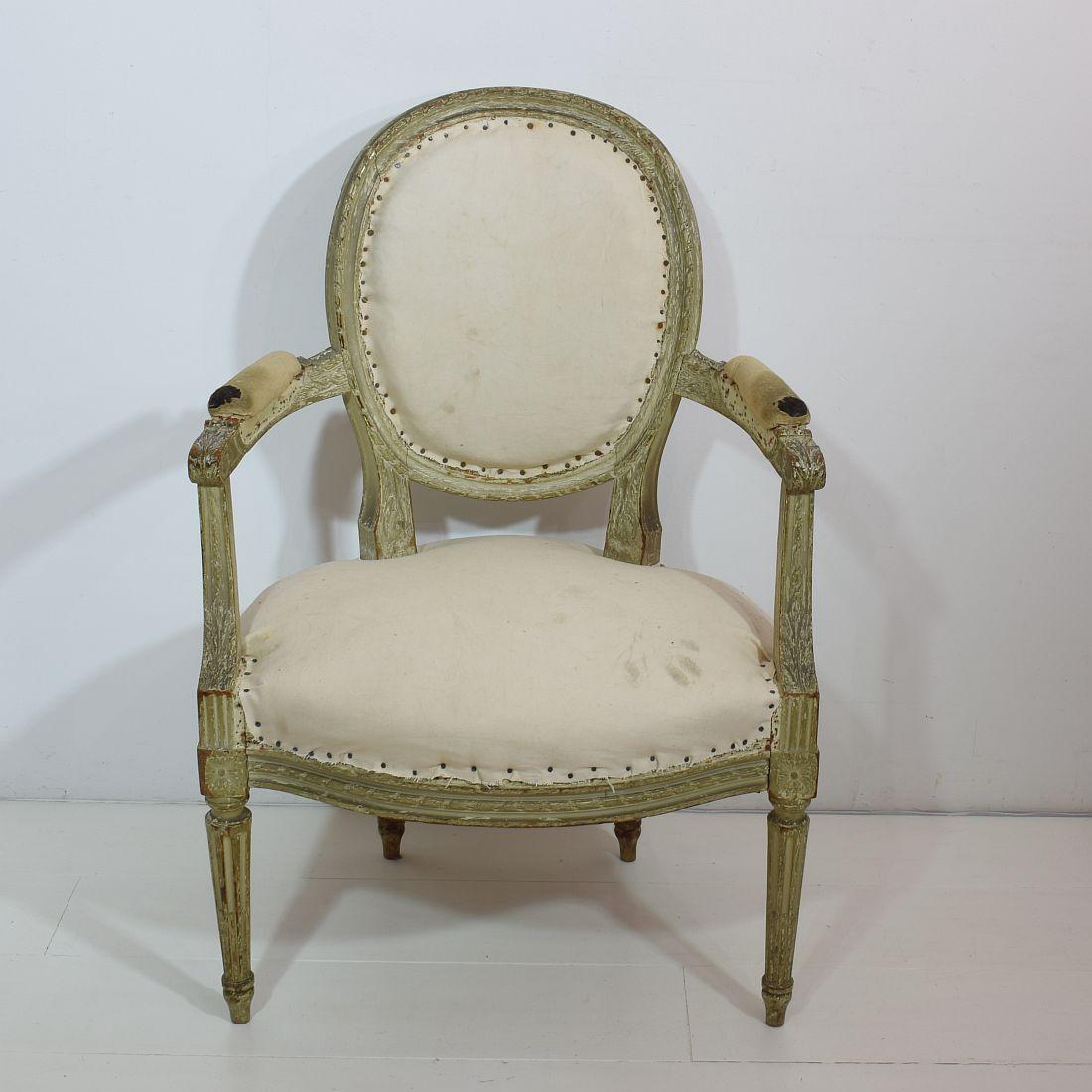 18th Century French Pair of Louis XVI Chairs 5