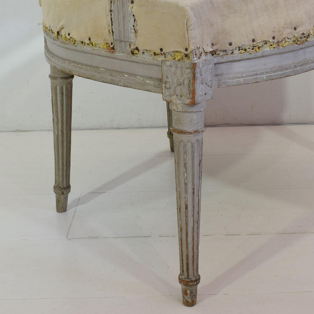 18th Century French Pair of Louis XVI Chairs 11