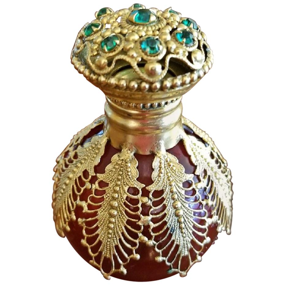 18th Century French Palais Royal Perfume Bottle For Sale