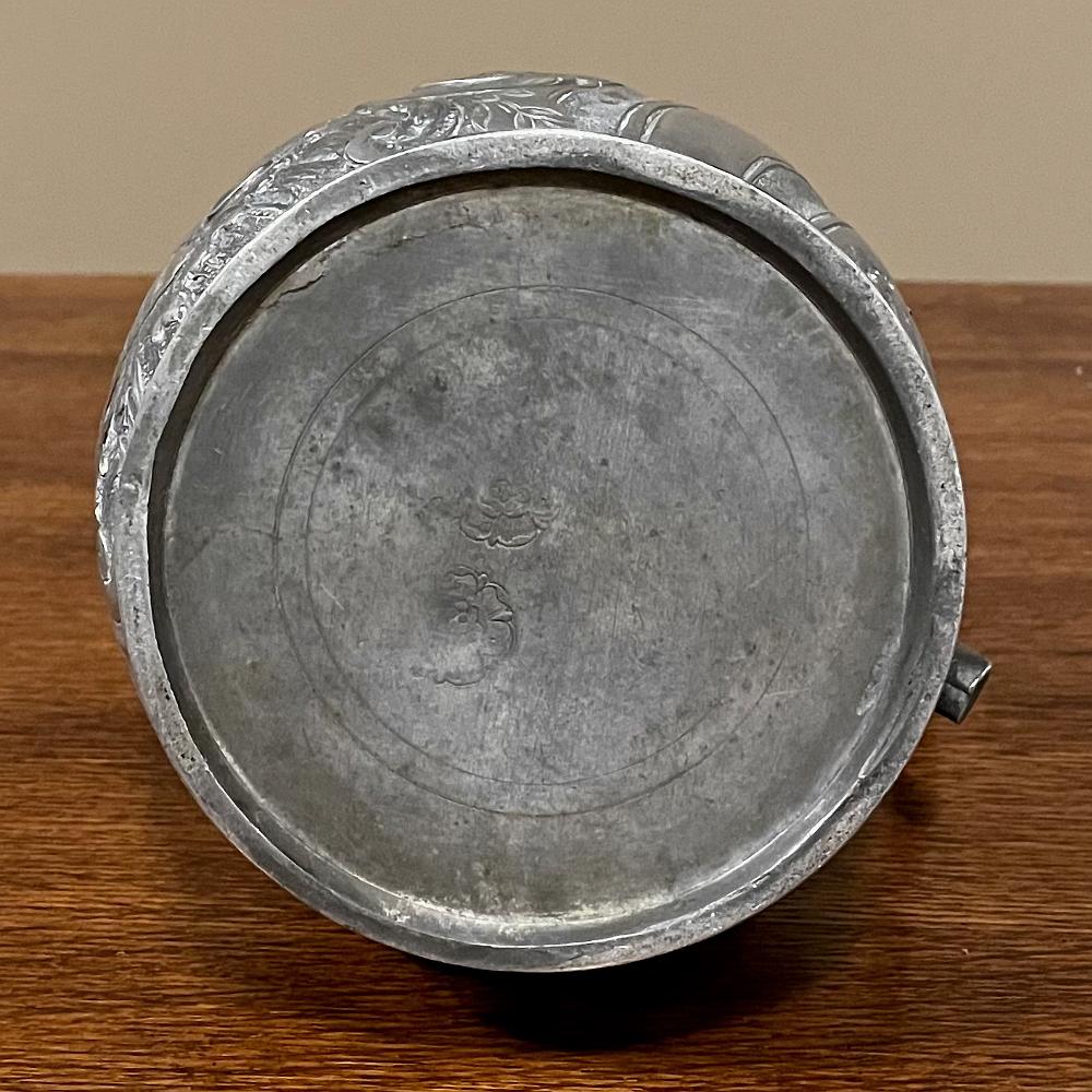 18th Century French Pewter Pitcher For Sale 9