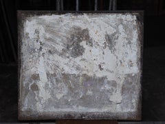 18th Century French 'Pillars with Saint Andrew's Cross' Fireback / Backsplash