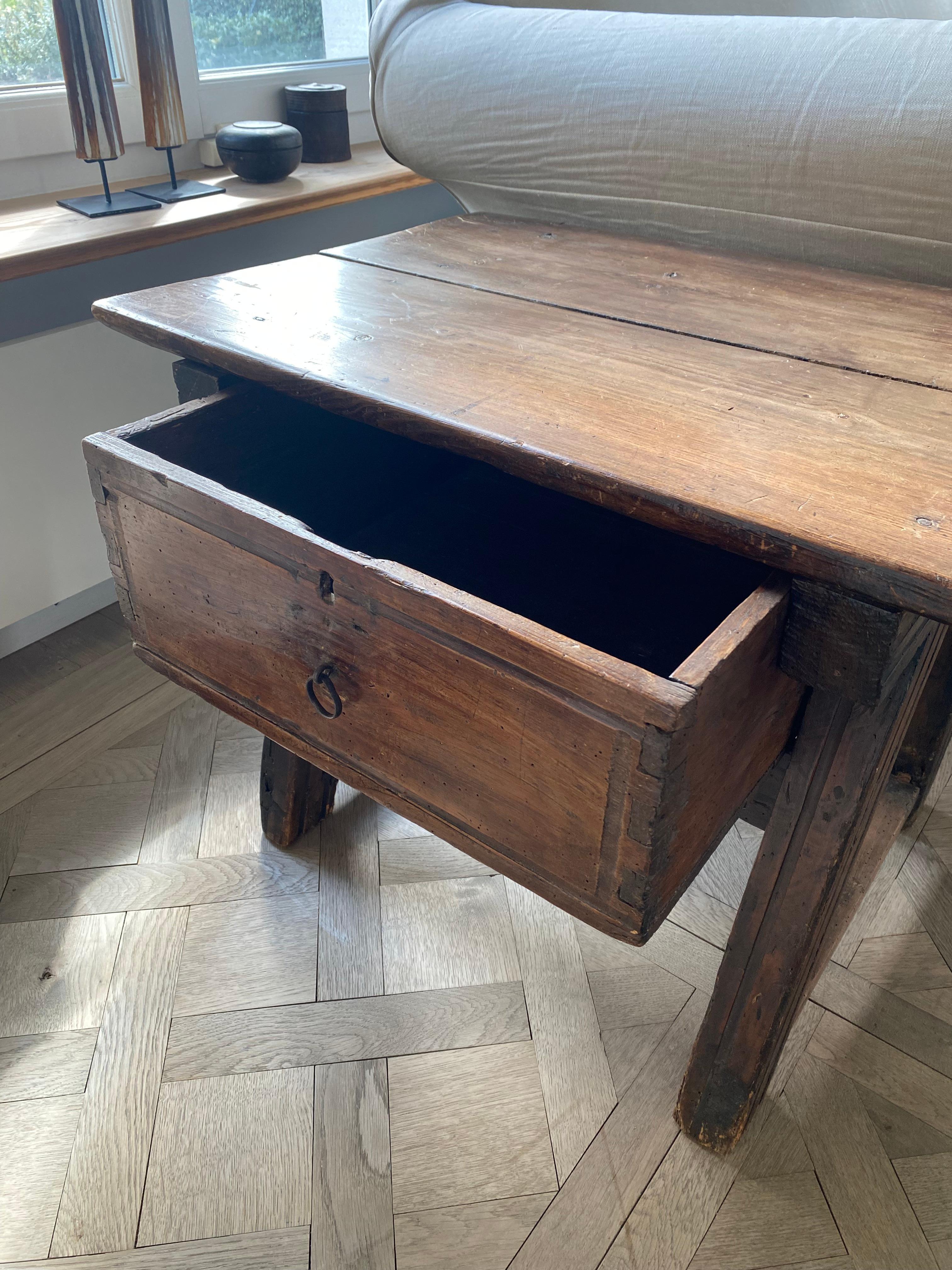 18th Century French Pine Pay Table For Sale 1