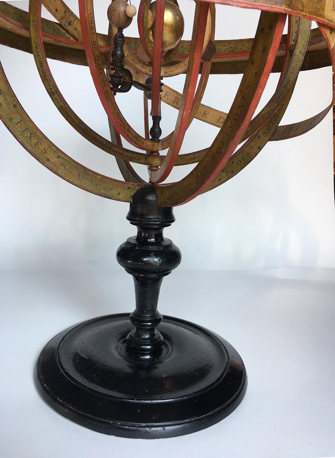 18th Century French Planetarium and Armillary Sphere by L.-C. Desnos, 1754 6