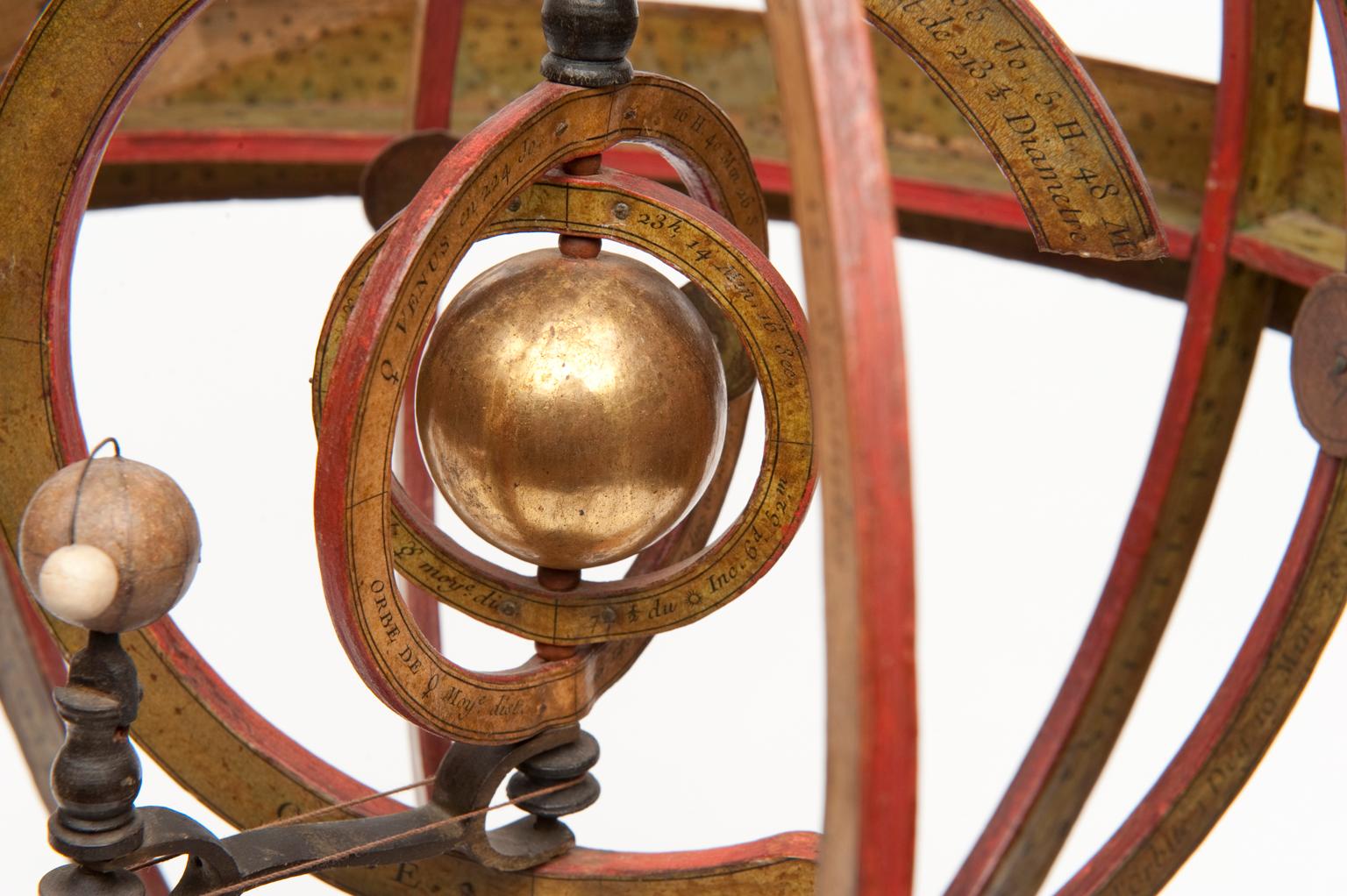 18th Century French Planetarium and Armillary Sphere by L.-C. Desnos, 1754 In Good Condition In Milano, IT