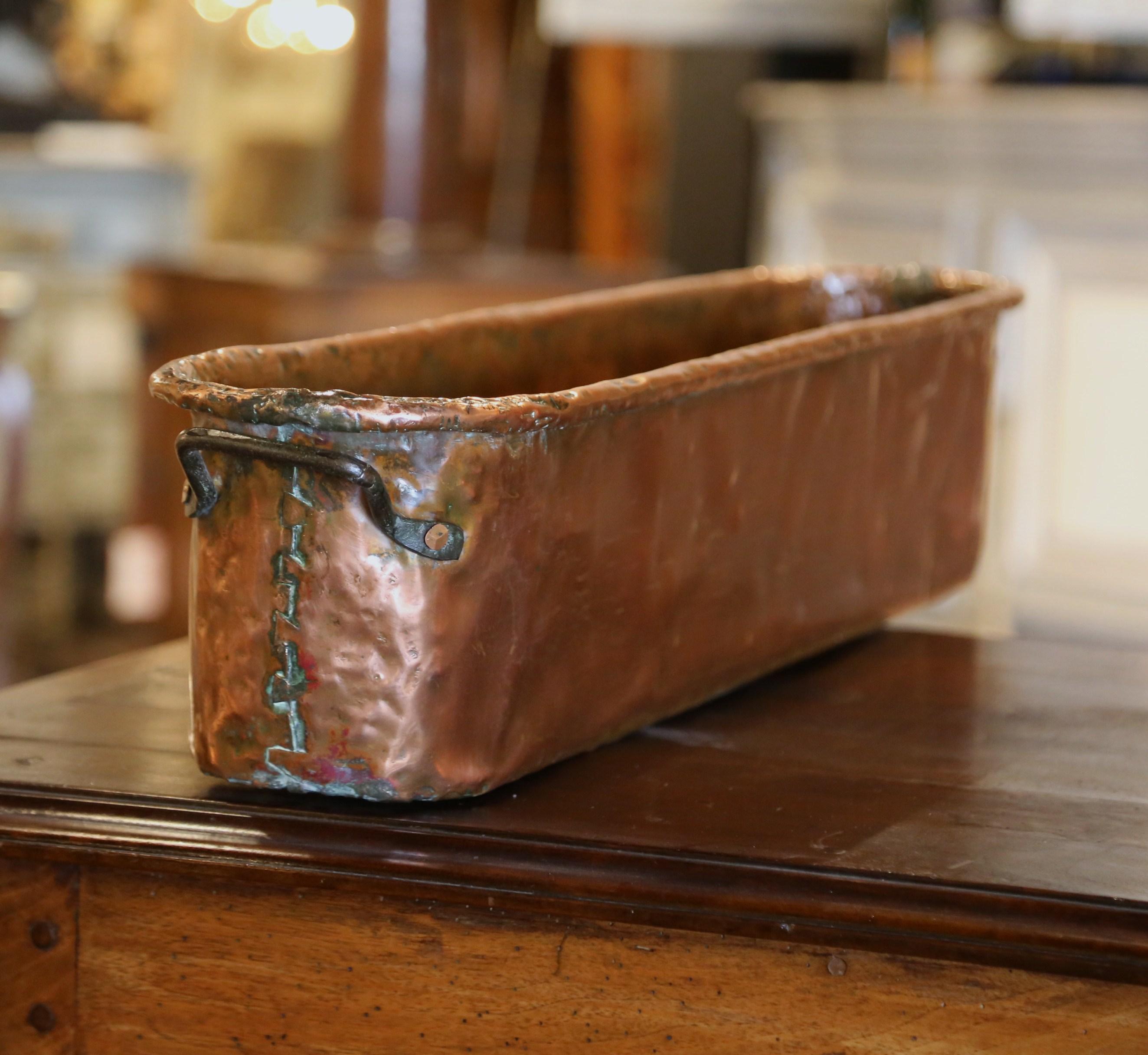 18th Century French Polished Copper and Wrought Iron 