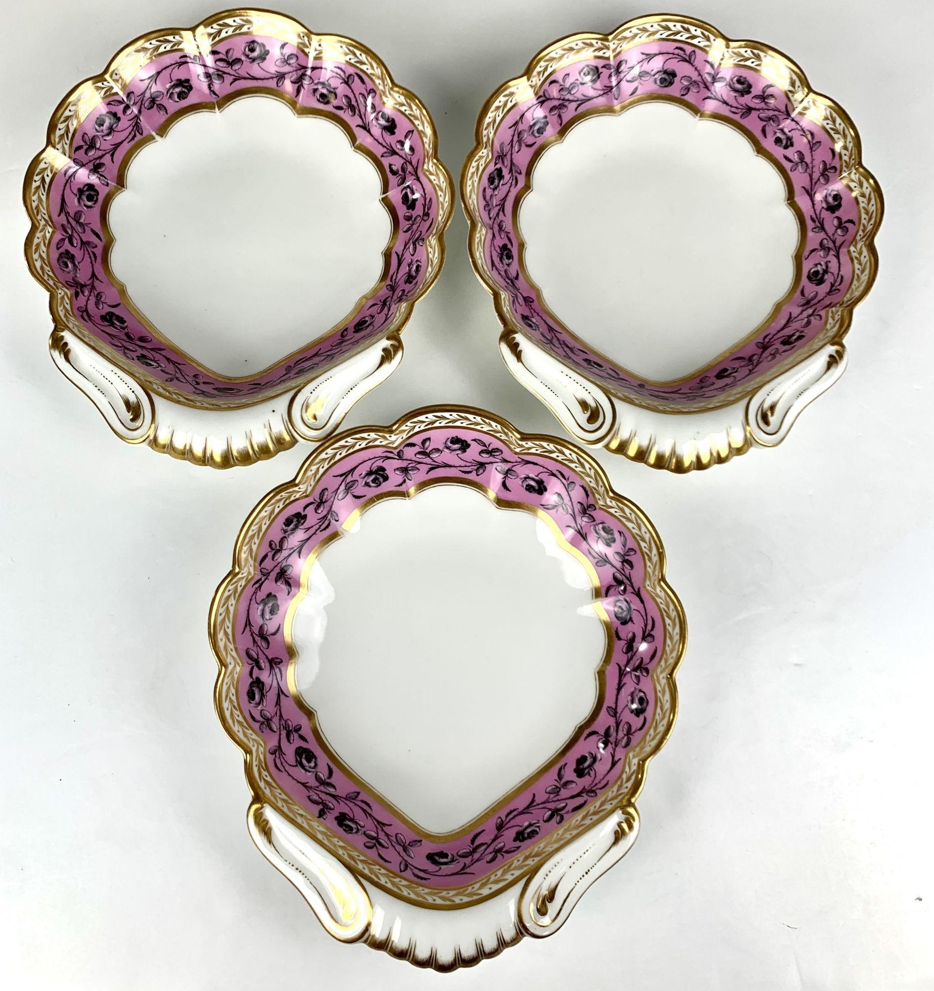 Ten French Porcelain Dishes 18th Century Made Circa 1780 For Sale 5