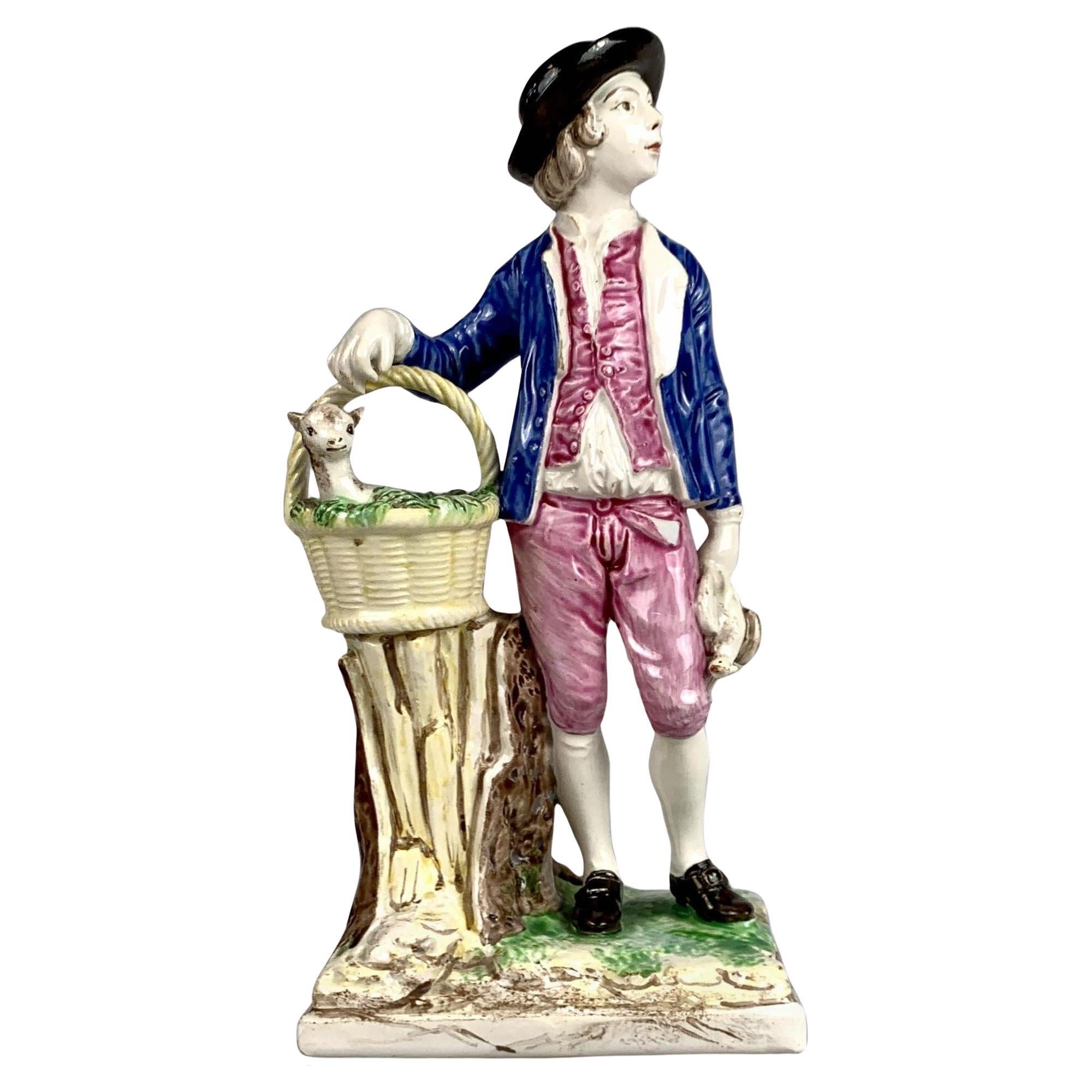18th Century French Creamware Figure by Cyfflé at Saint Clément, Circa 1770