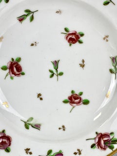 18th Century French Porcelain Shallow Bowl Locré Circa 1785