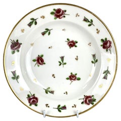 18th Century French Porcelain Shallow Bowl Locré Circa 1785