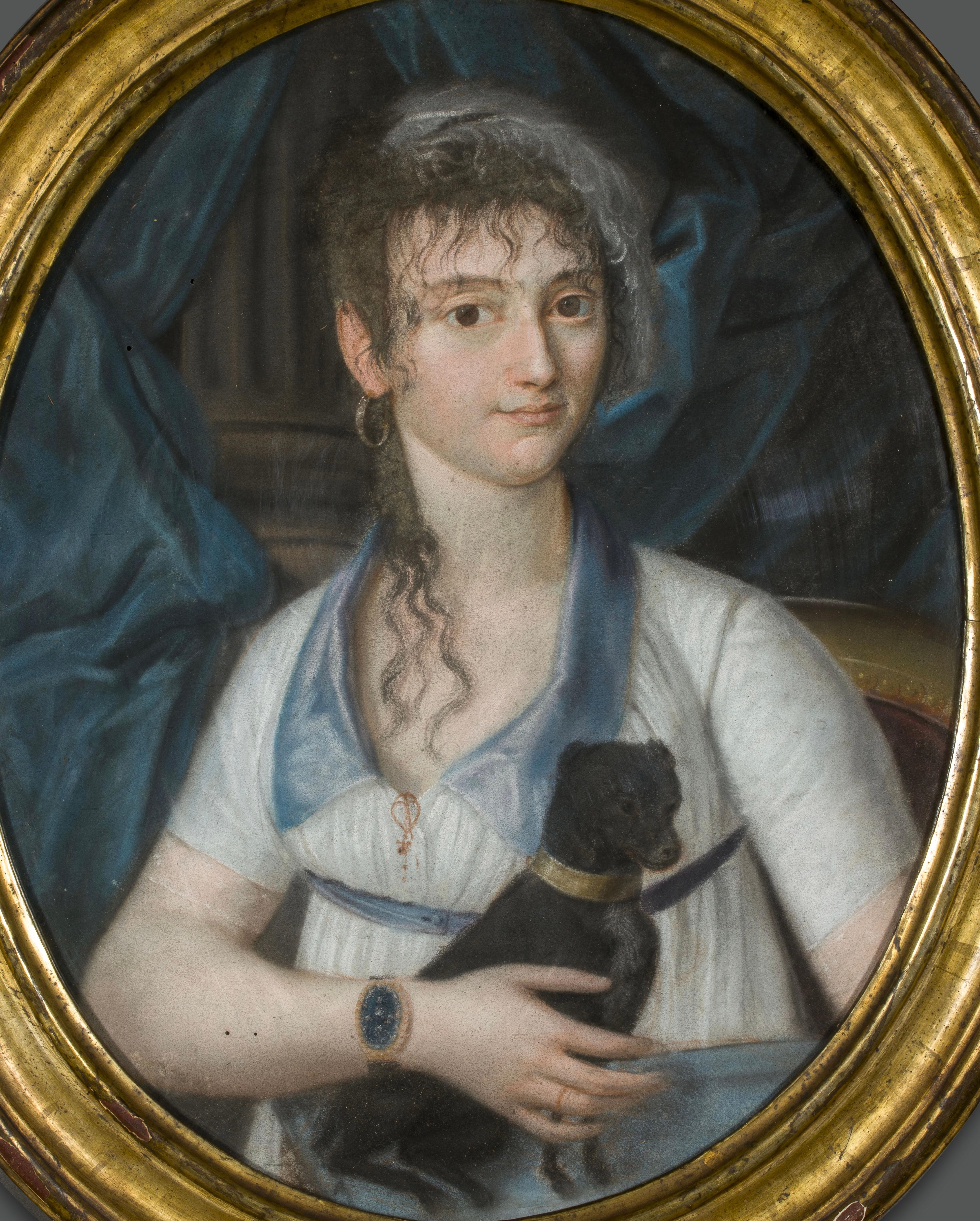 18th Century French Portrait Jean-Baptiste Soyer In Good Condition For Sale In Roma, IT