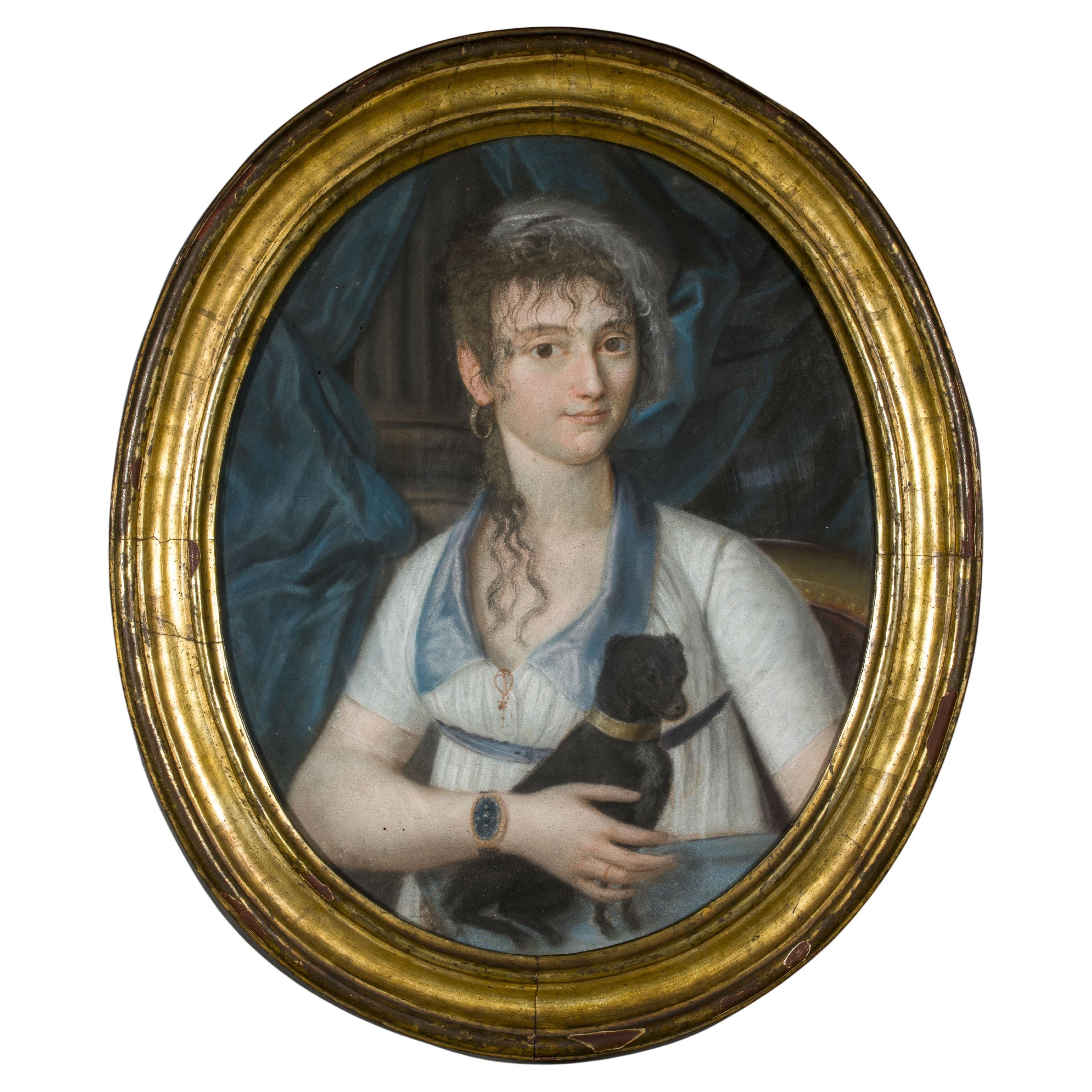 Retrato francés del siglo XVIII Jean-Baptiste Soyer