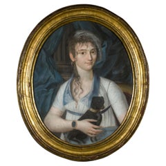 Retrato francés del siglo XVIII Jean-Baptiste Soyer