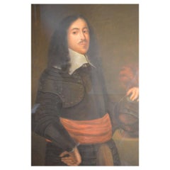 18th Century French Portrait of a Nobleman in the Original Frame