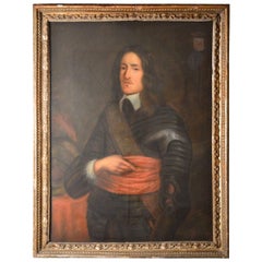 18th Century French Portrait of a Nobleman in the Original Frame