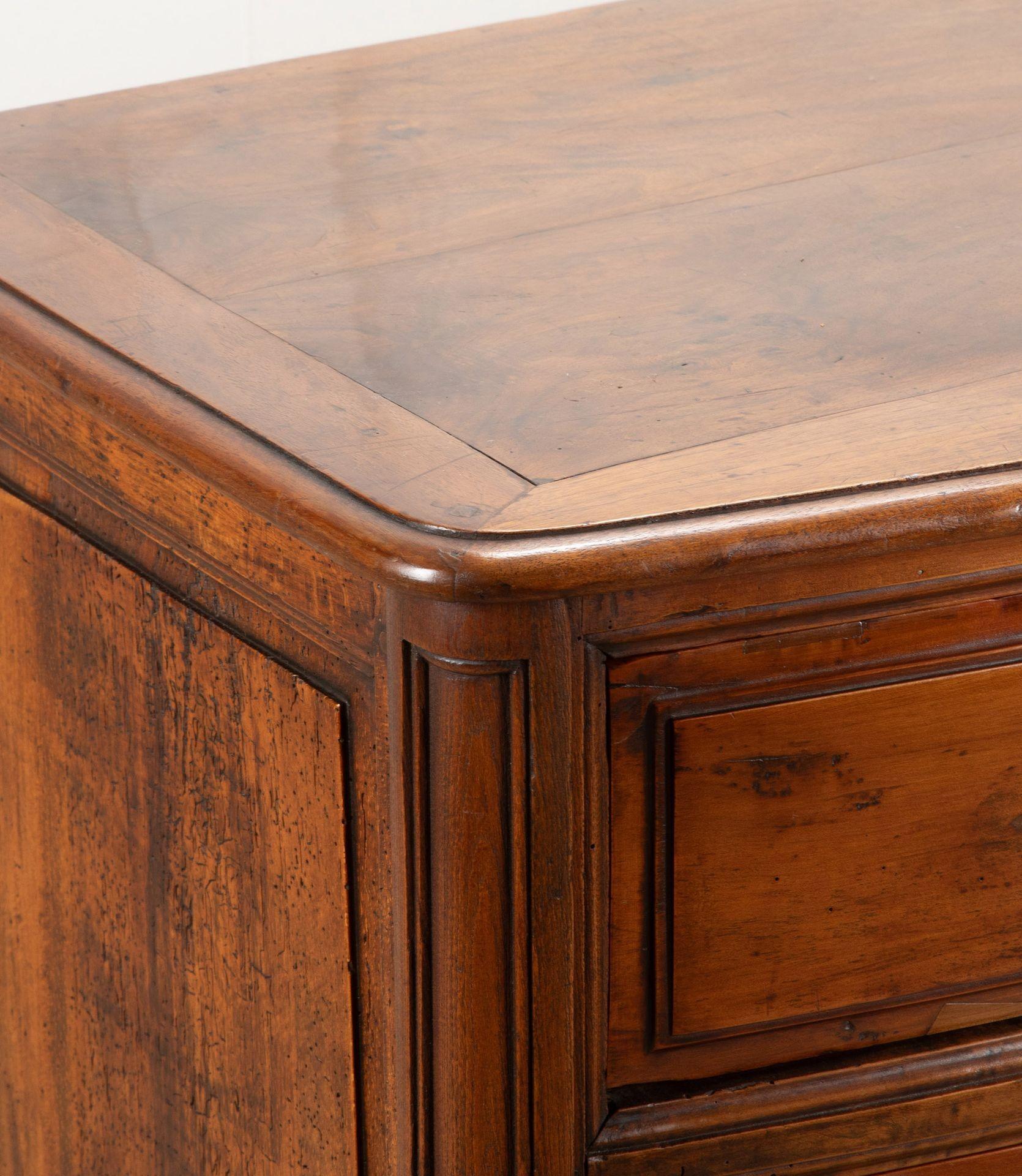 Cherry 18th Century French Provençal Bow Front Commode For Sale