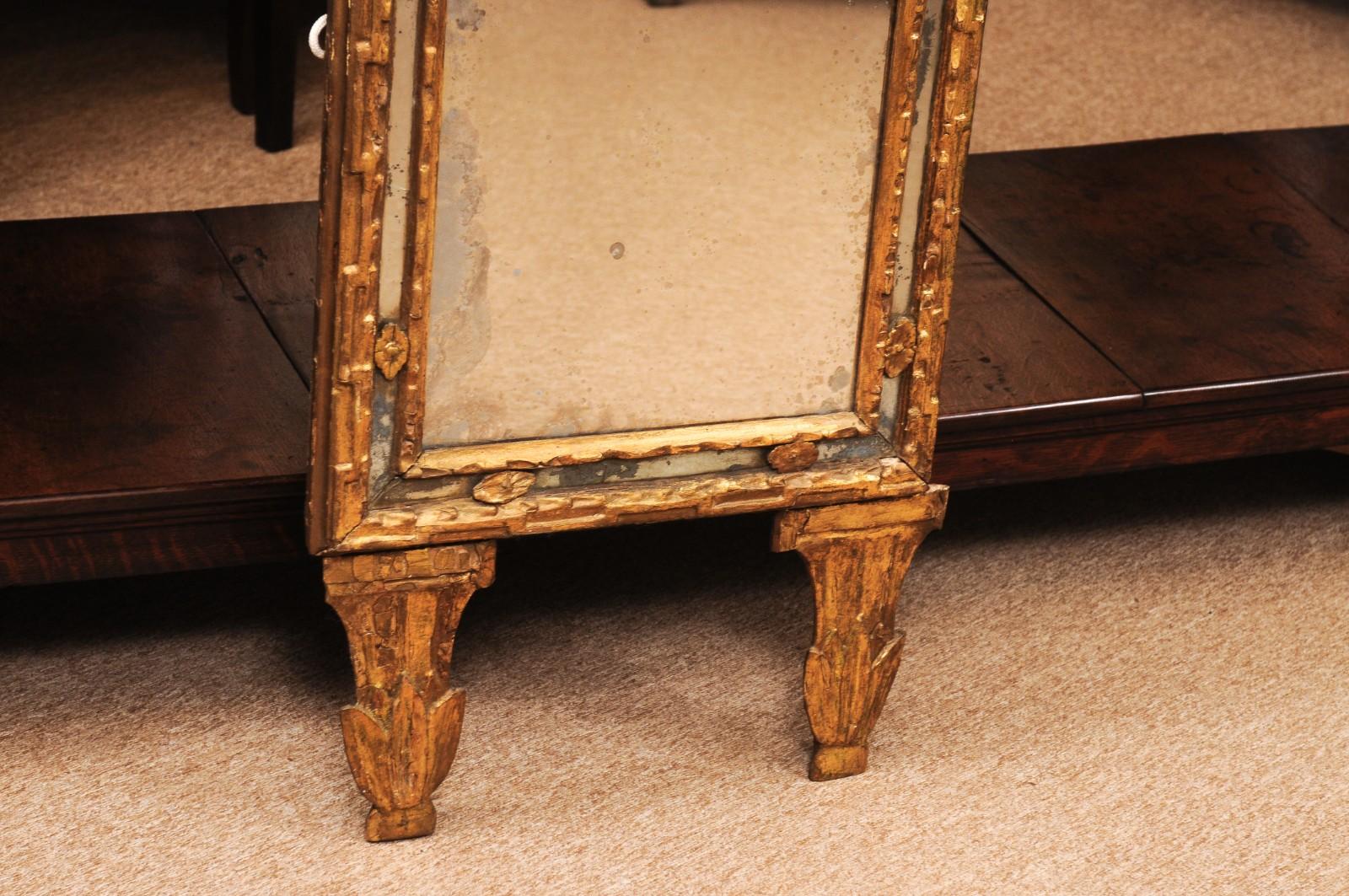 Specchio in legno dorato provenzale francese del XVIII secolo, 1780 ca. in vendita 1