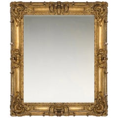 Antique 18th Century French Provençal Louis XV Rococo Frame, with Choice of Mirror