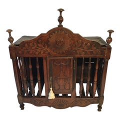 18th Century French Provençal Louis XV Walnut Panetiere