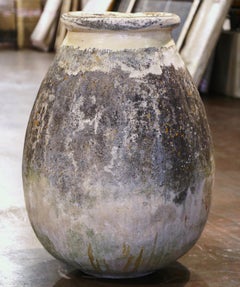 18th Century French Provencal Terracotta Olive Jar from Biot Provence