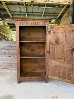 18th Century French Provincial Bonnetière Armoire, Circa 1780