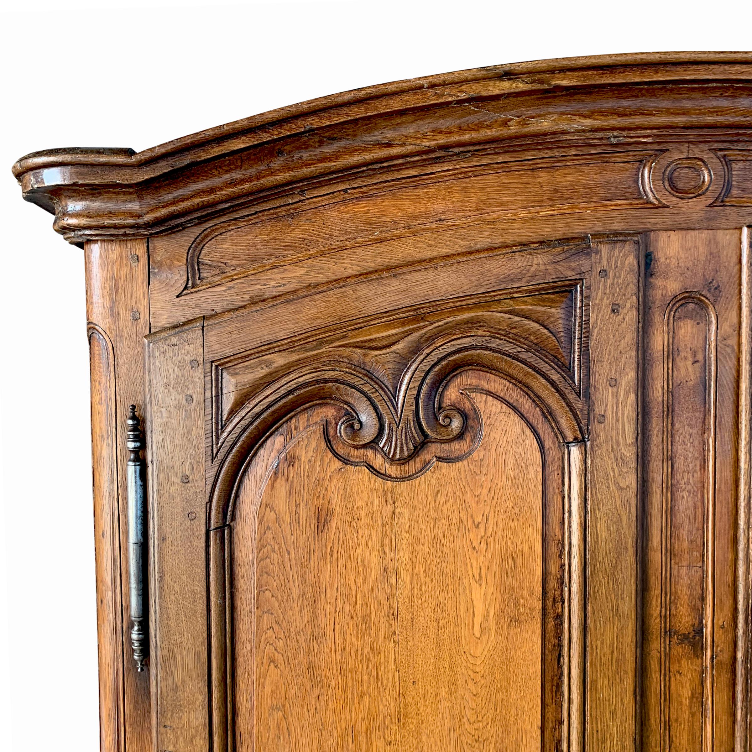 Oak 18th Century French Provincial Cabinet