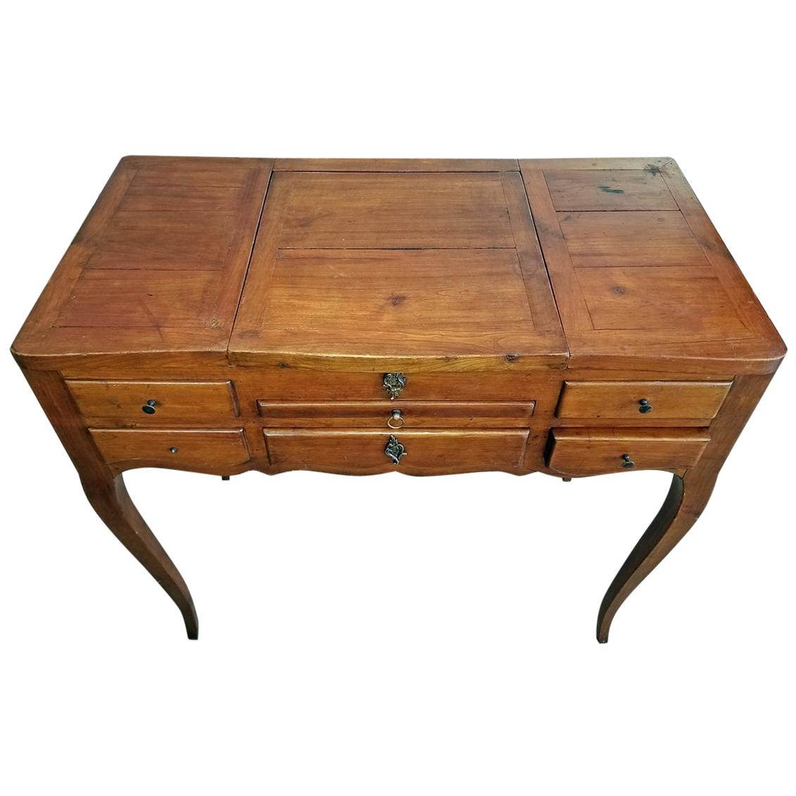 18th Century French Provincial Cherrywood Poudreuse