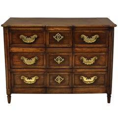 18th Century French Provincial Commode in Oak with Fine Metal Work