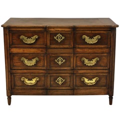 18th Century French Provincial Commode in Oak with Fine Metal Work