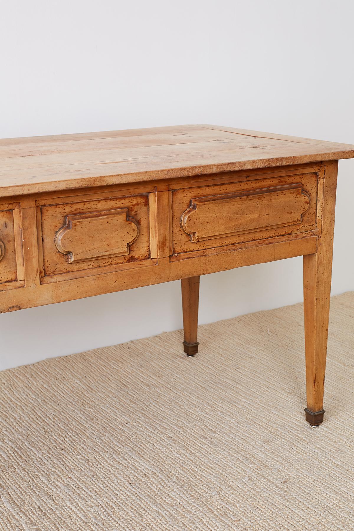 18th Century French Provincial Library Table or Console 12