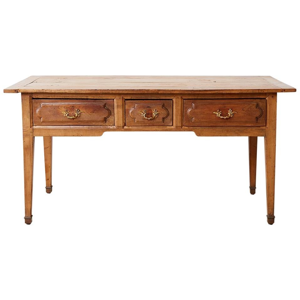 18th Century French Provincial Library Table or Console