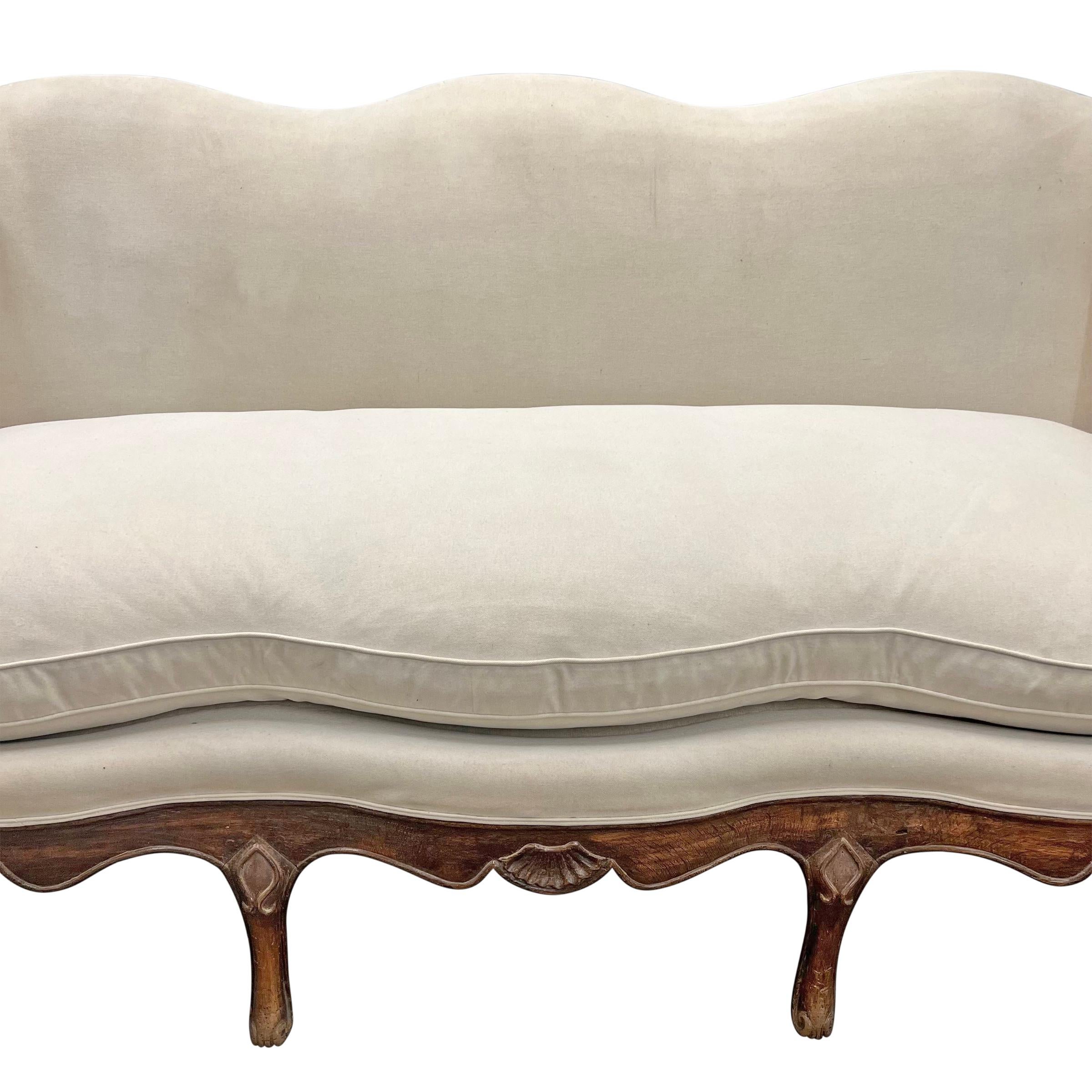 18th Century French Provincial Louis XV Sofa 2